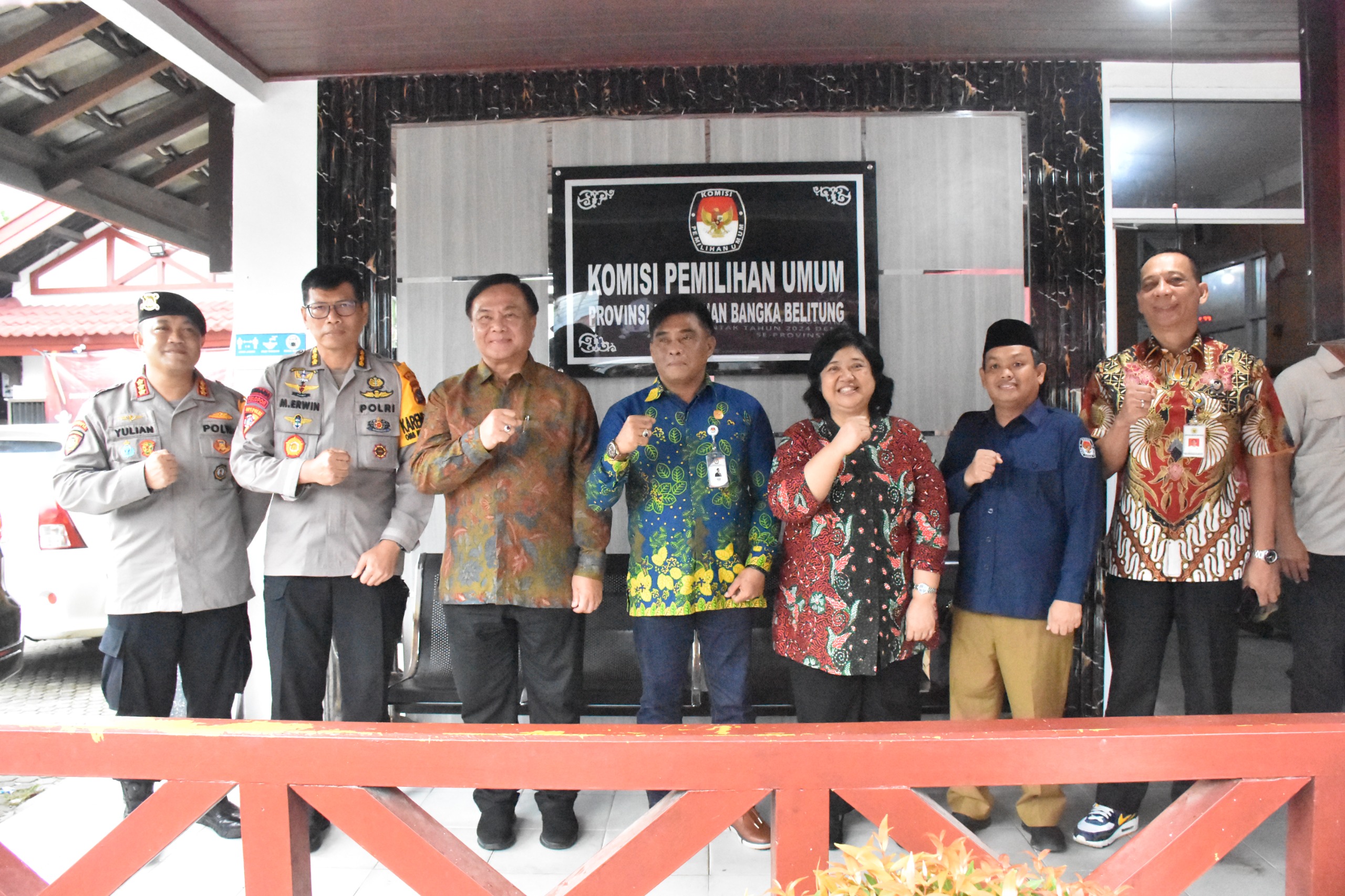 Kompolnas kunjungi Polda, Bawaslu dan KPU Bangka Belitung